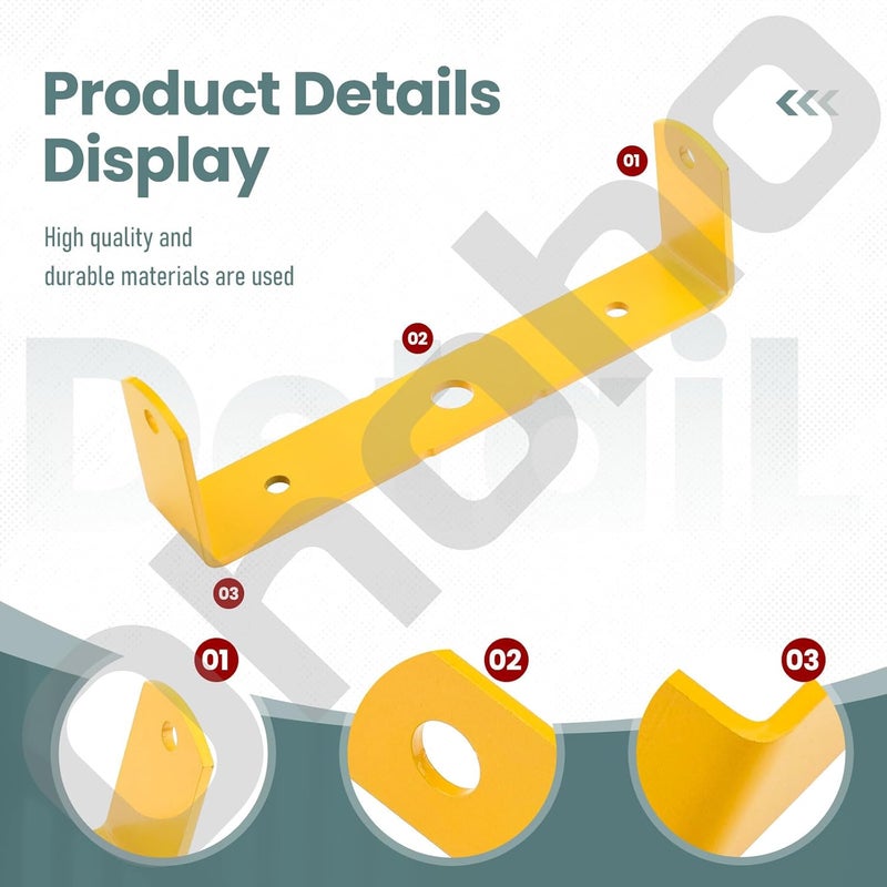 Ohoho 783-06088A-4021 Seat Pivot Bracket - by - Compatible with Cub Cadet LTX1040 GTX1054 LGT1050 LGT1054 LGTX1050 - Yellow - Image 3